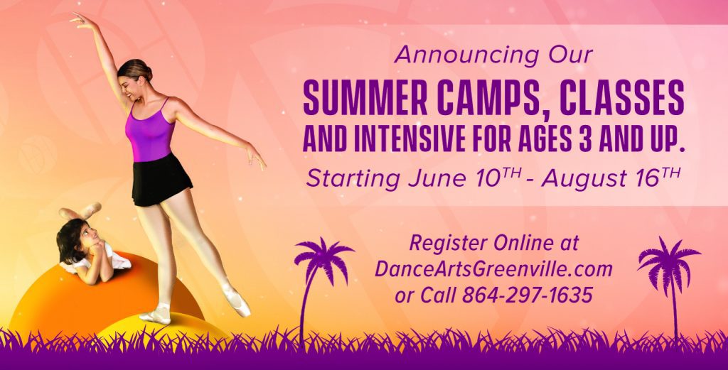 Summer camps classes and intensives for ages up.